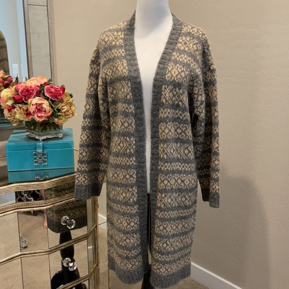 BB Dakota Fair Isle Sweater cardigan NWT - Picture 4 of 9
